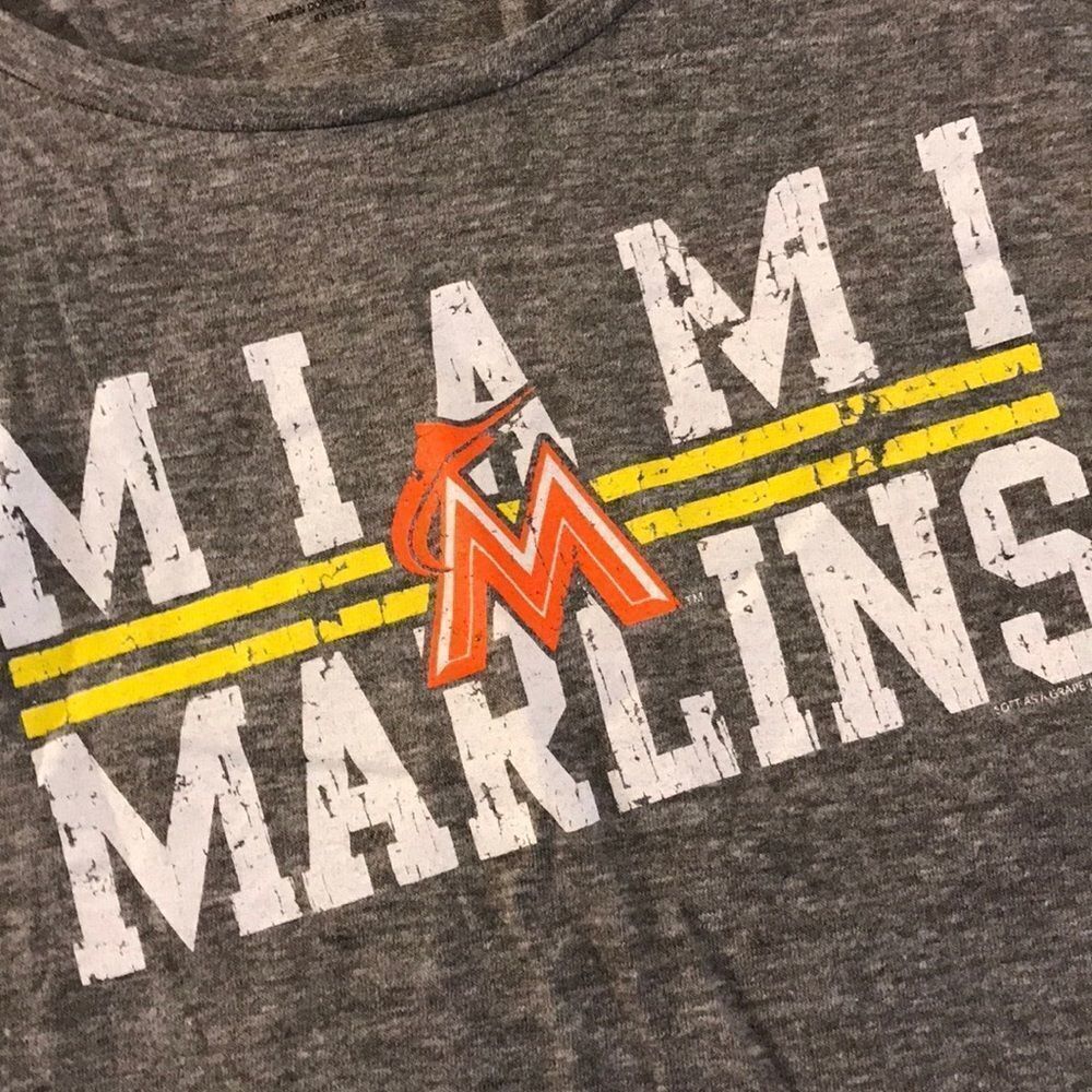 Soft as a grape Miami Marlins Tee - Picture 2 of 5
